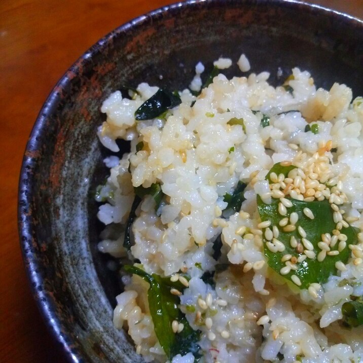 わかめのあっさり混ぜご飯